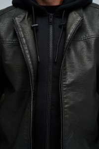 CASACO BOMBER EFEITO PELE CASACO BOMBER EFEITO PELE