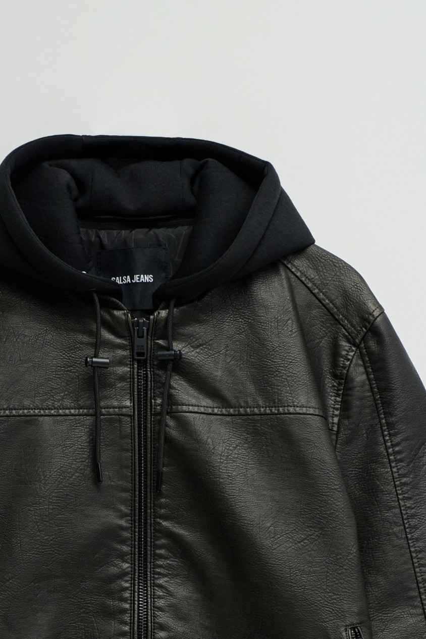 CASACO BOMBER EFEITO PELE