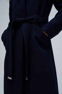 GRACE LONG WOOLLEN COAT WITH BELT