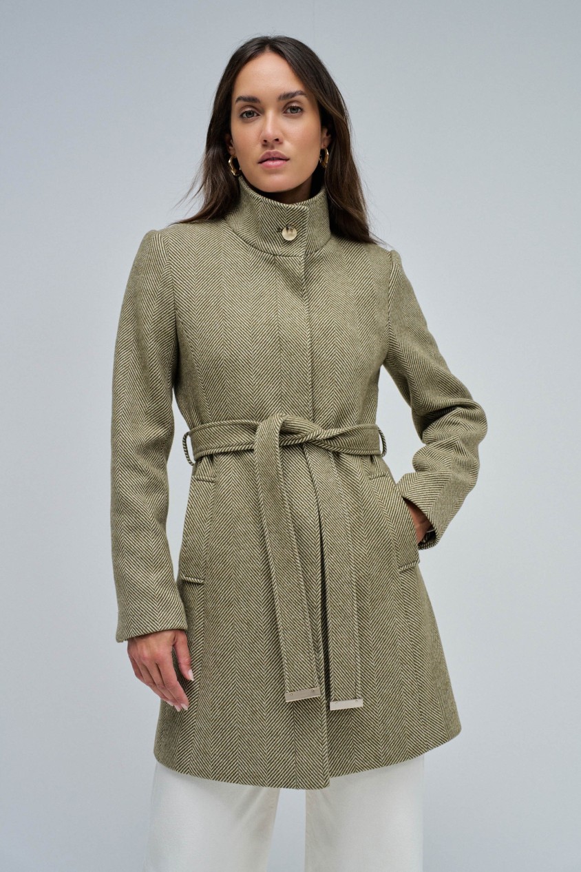 GRACE WOOLLEN COAT WITH BELT