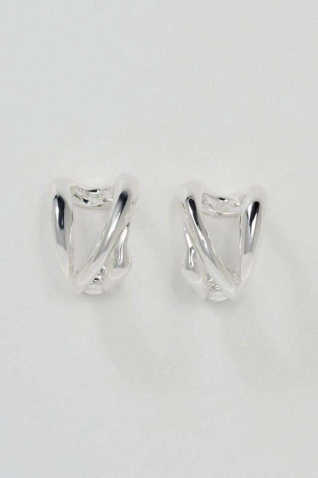 BOUCLES DOREILLES AVEC ANNEAUX DOUBLES