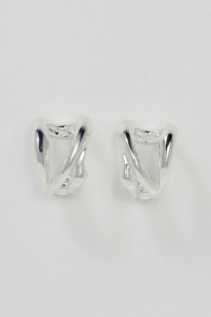 BOUCLES DOREILLES AVEC ANNEAUX DOUBLES