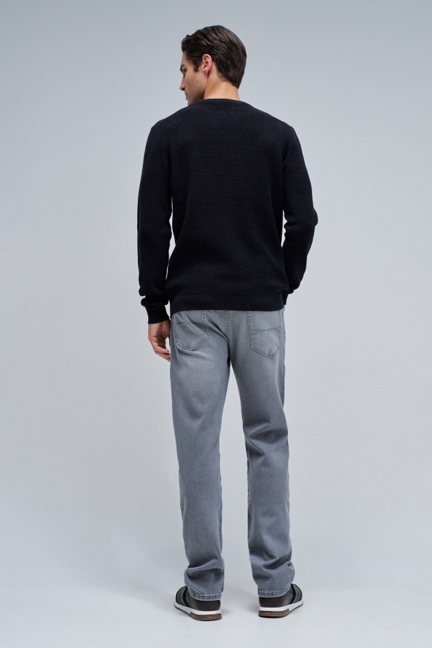 KNITTED SWEATER WITH TEXTURE