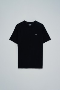 T-SHIRT JACQUARD MIT BRANDING