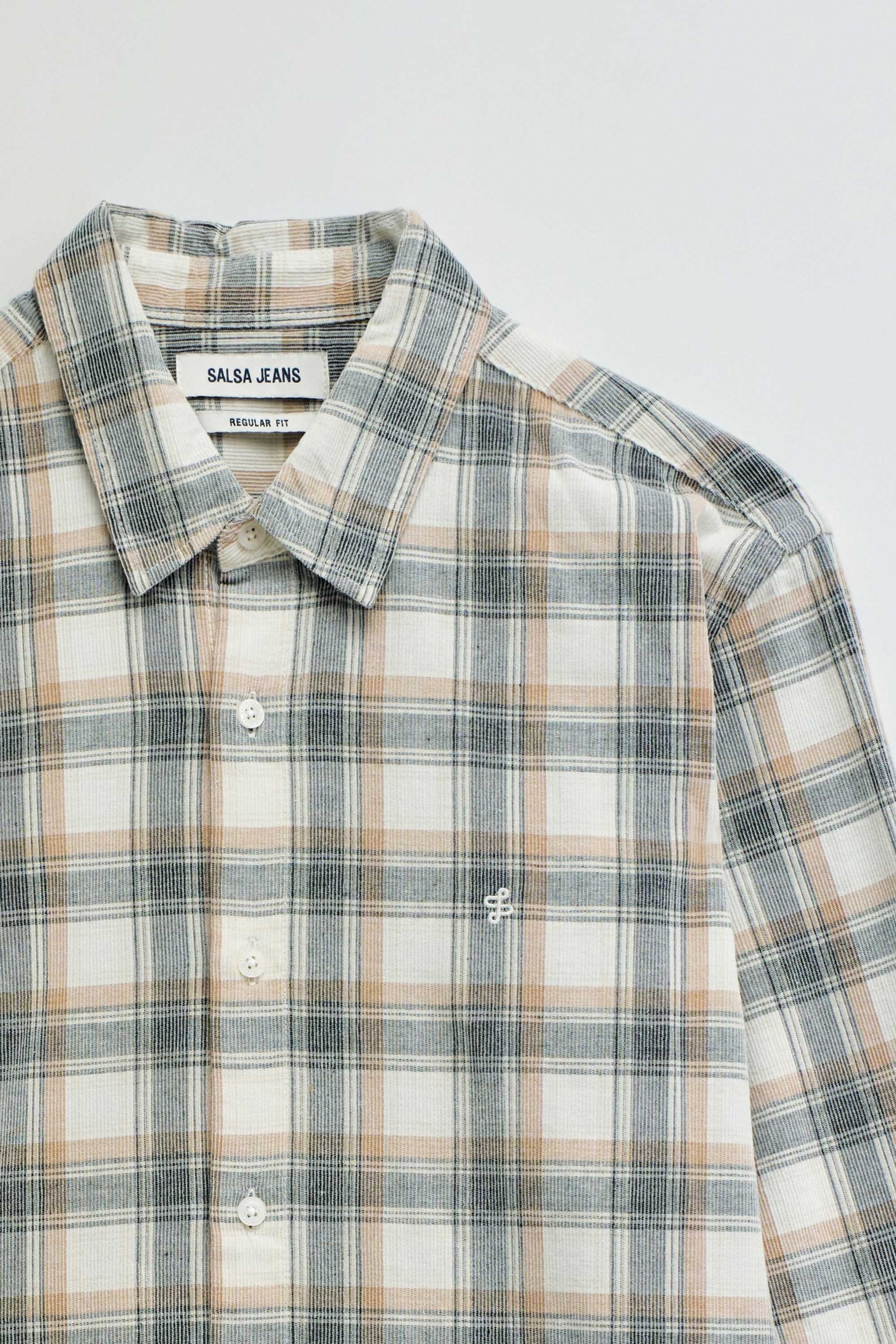 CHECKED CORDUROY SHIRT