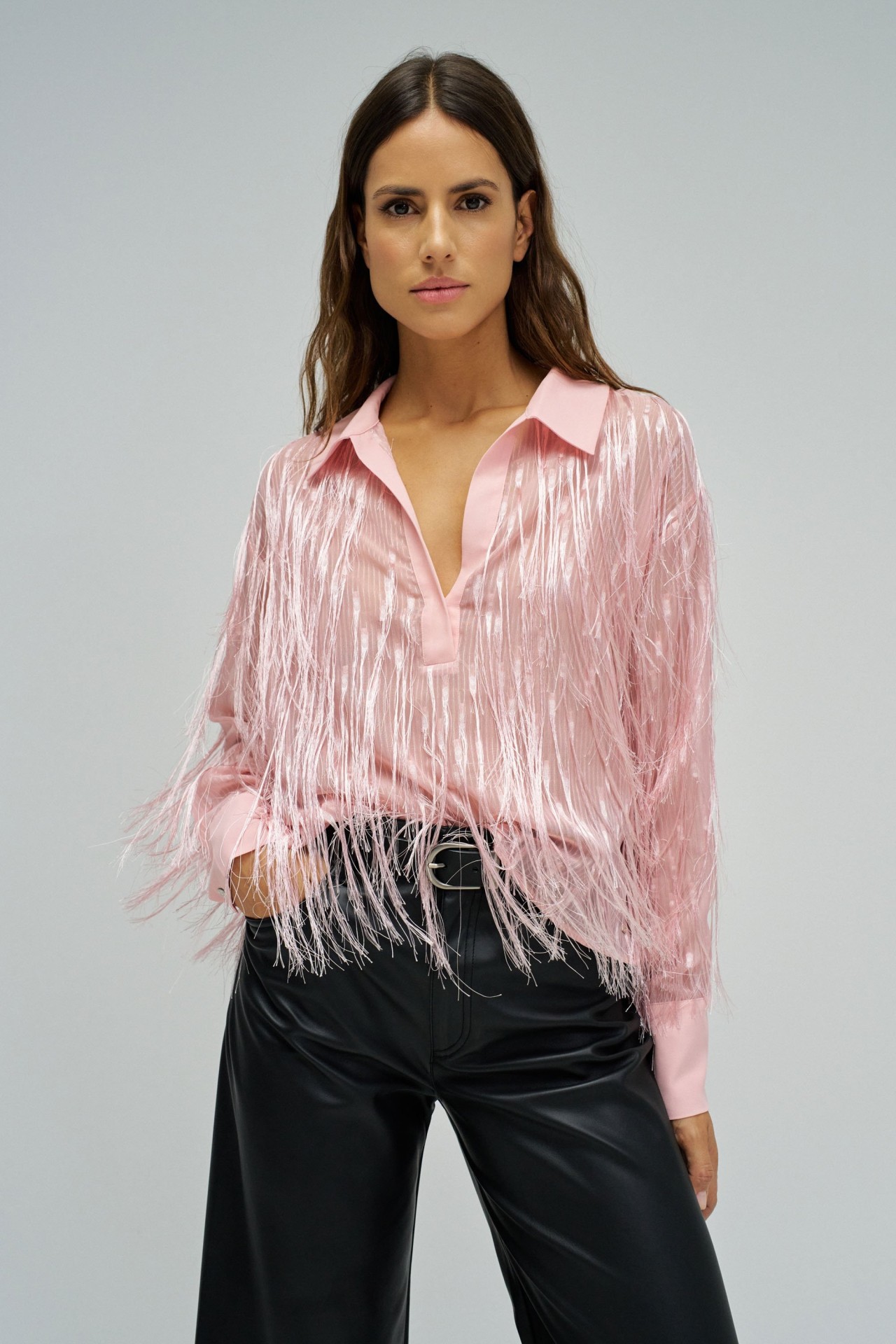 BLOUSE  FRANGES