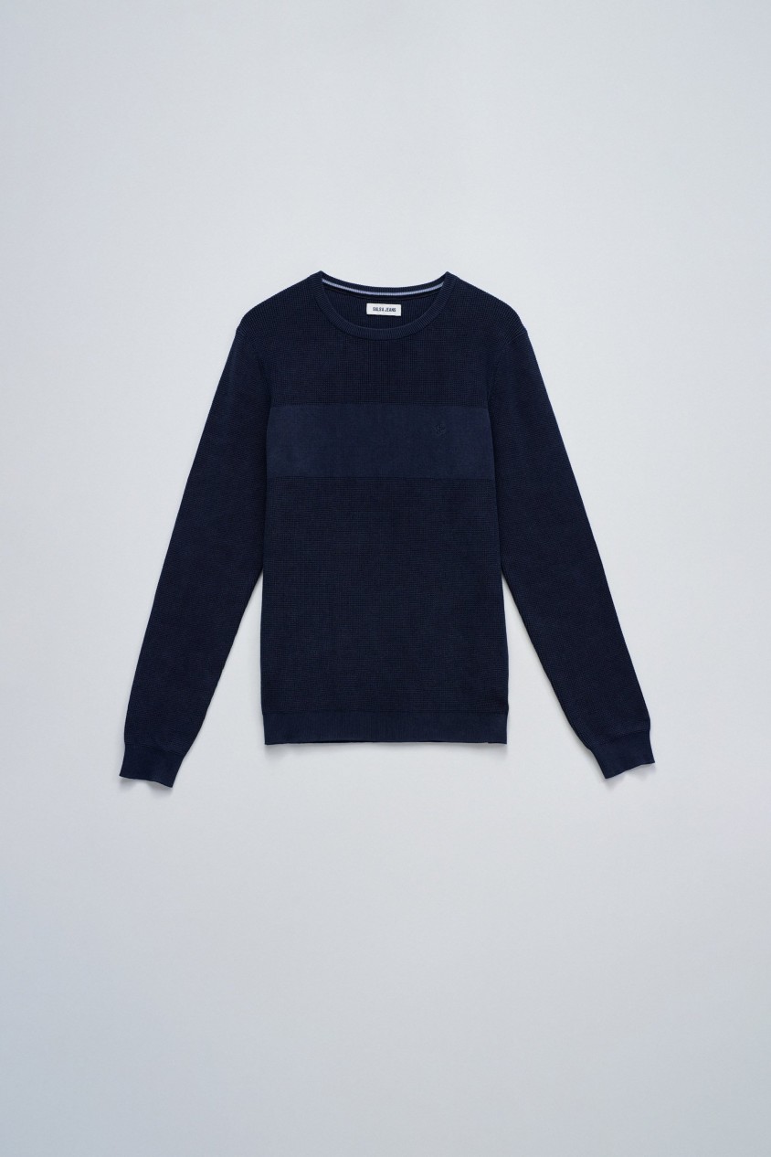 STRICKPULLOVER MIT STRUKTUR