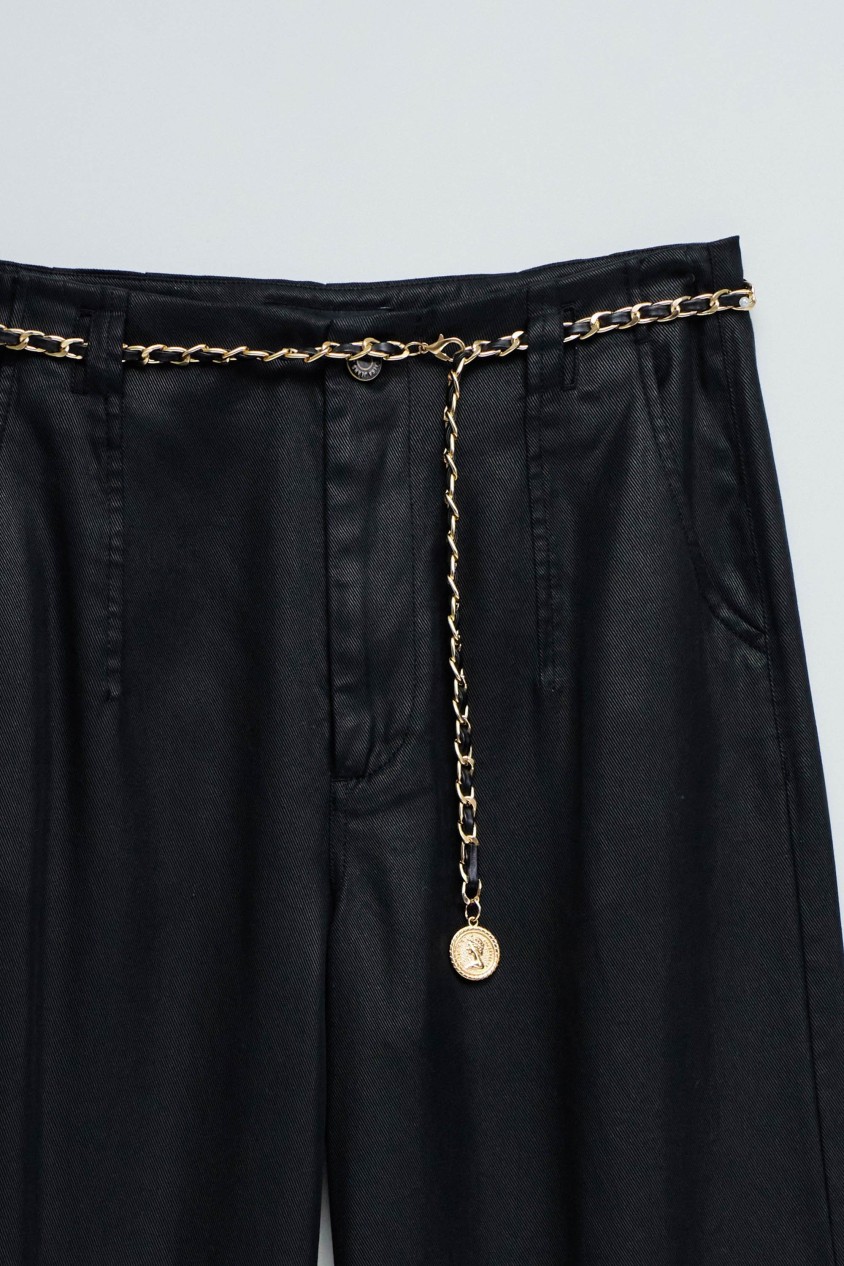 CALÇAS EM LIGHTDENIM COM PERNA WIDE