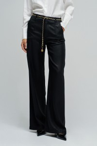 LIGHTDENIM TROUSERS WITH WIDE LEG LIGHTDENIM TROUSERS WITH WIDE LEG
