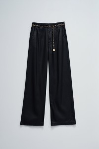 LIGHTDENIM TROUSERS WITH WIDE LEG LIGHTDENIM TROUSERS WITH WIDE LEG