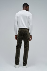 REGULAR FIT JOGGERS TROUSERS IN CORDUROY