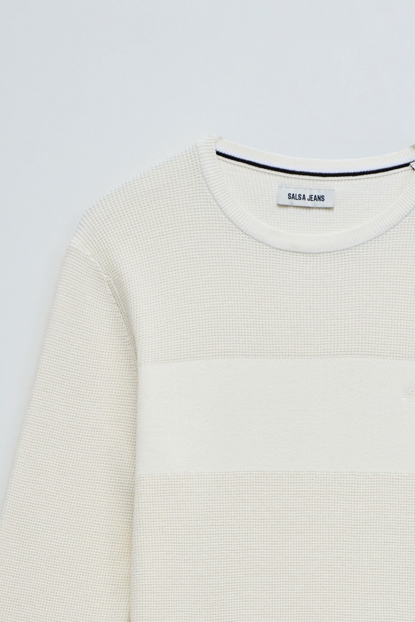 JERSEY DE PUNTO CON TEXTURA