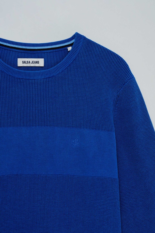 KNITTED SWEATER WITH TEXTURE