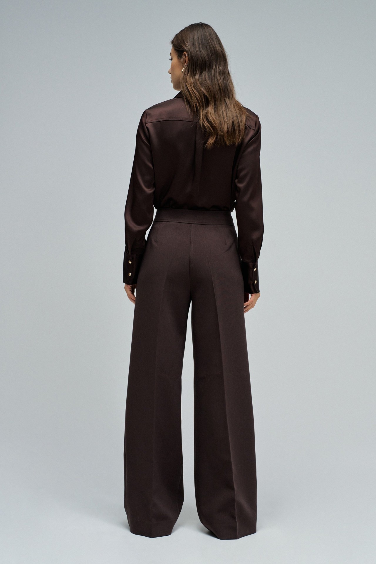 PANTALONES DE TELA CON PIERNA WIDE