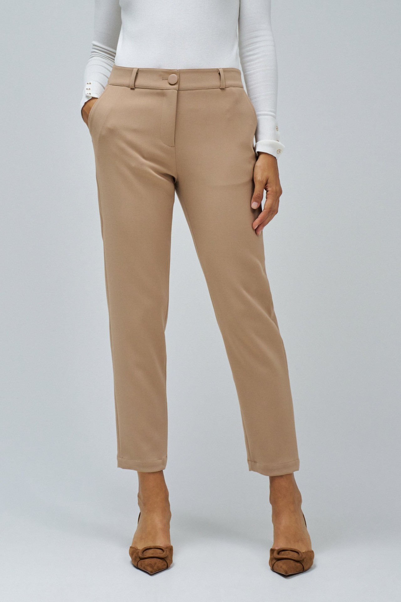 SLIM FIT CHINO TROUSERS
