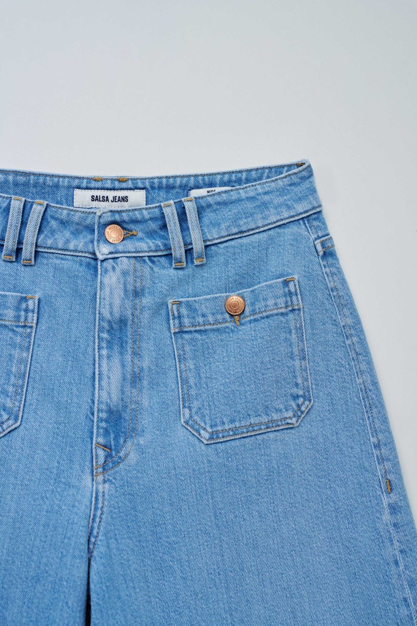 CULOTTE IN LIGHTDENIM