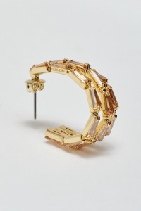 HOOP EARRINGS WITH CRYSTALS