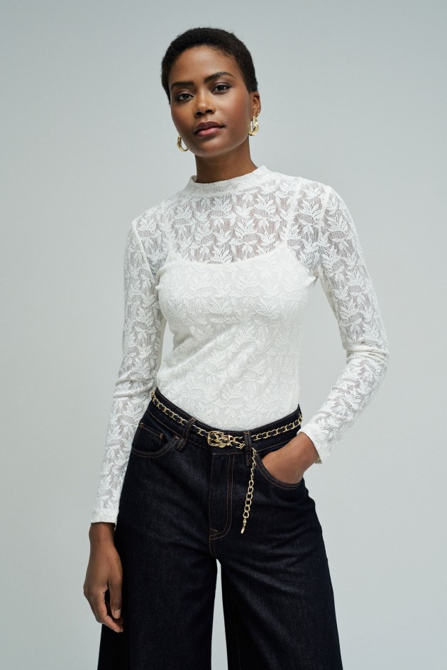 LACE SWEATER