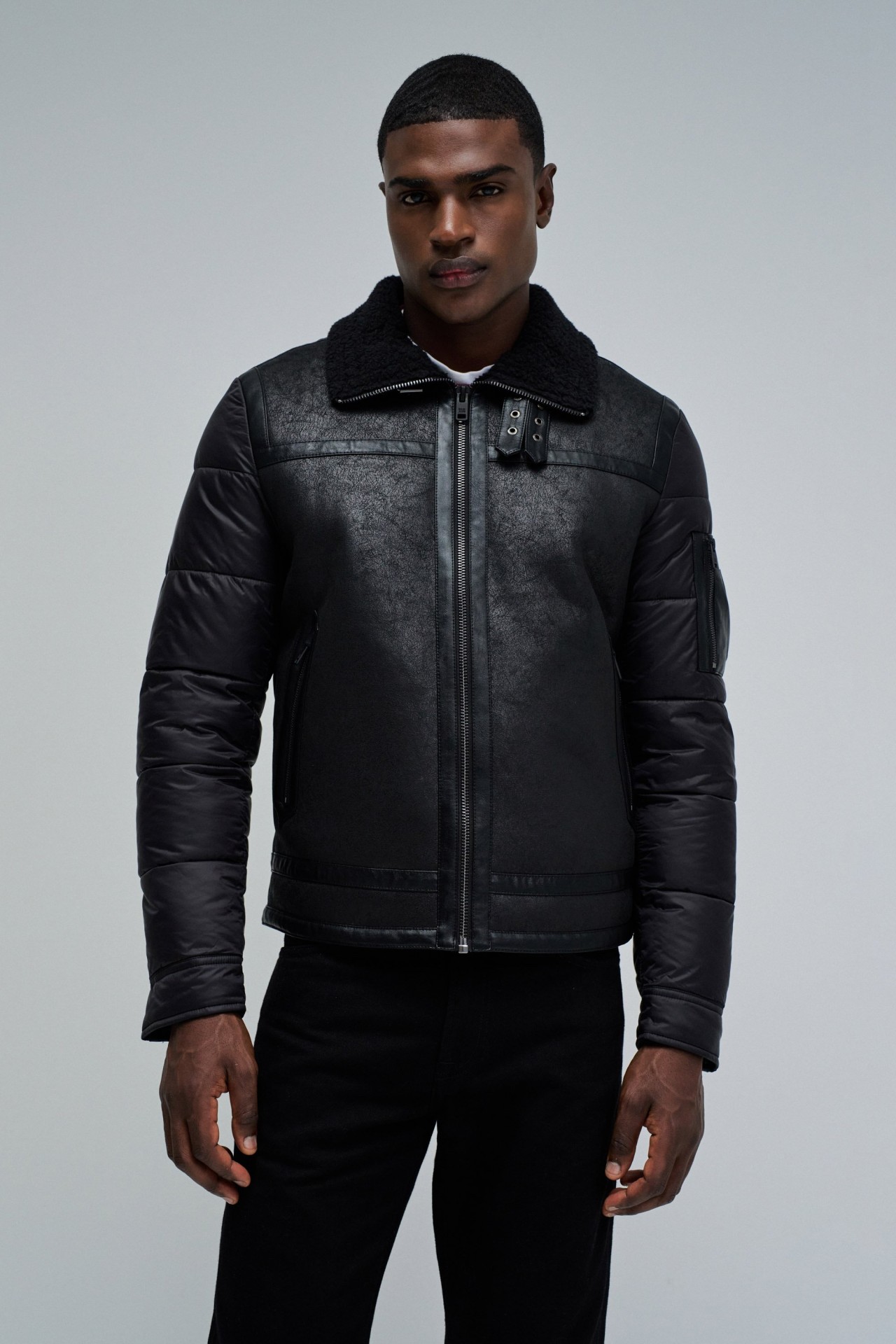 SHEARLING STYLE JACKE