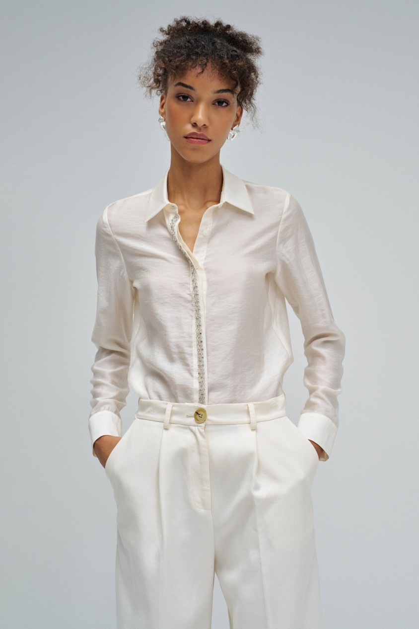 CHEMISE AVEC BRILLANTES