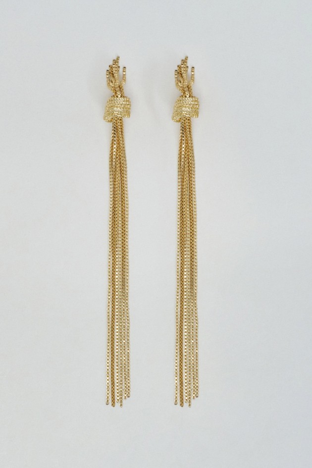 LONG CHAIN EARRINGS