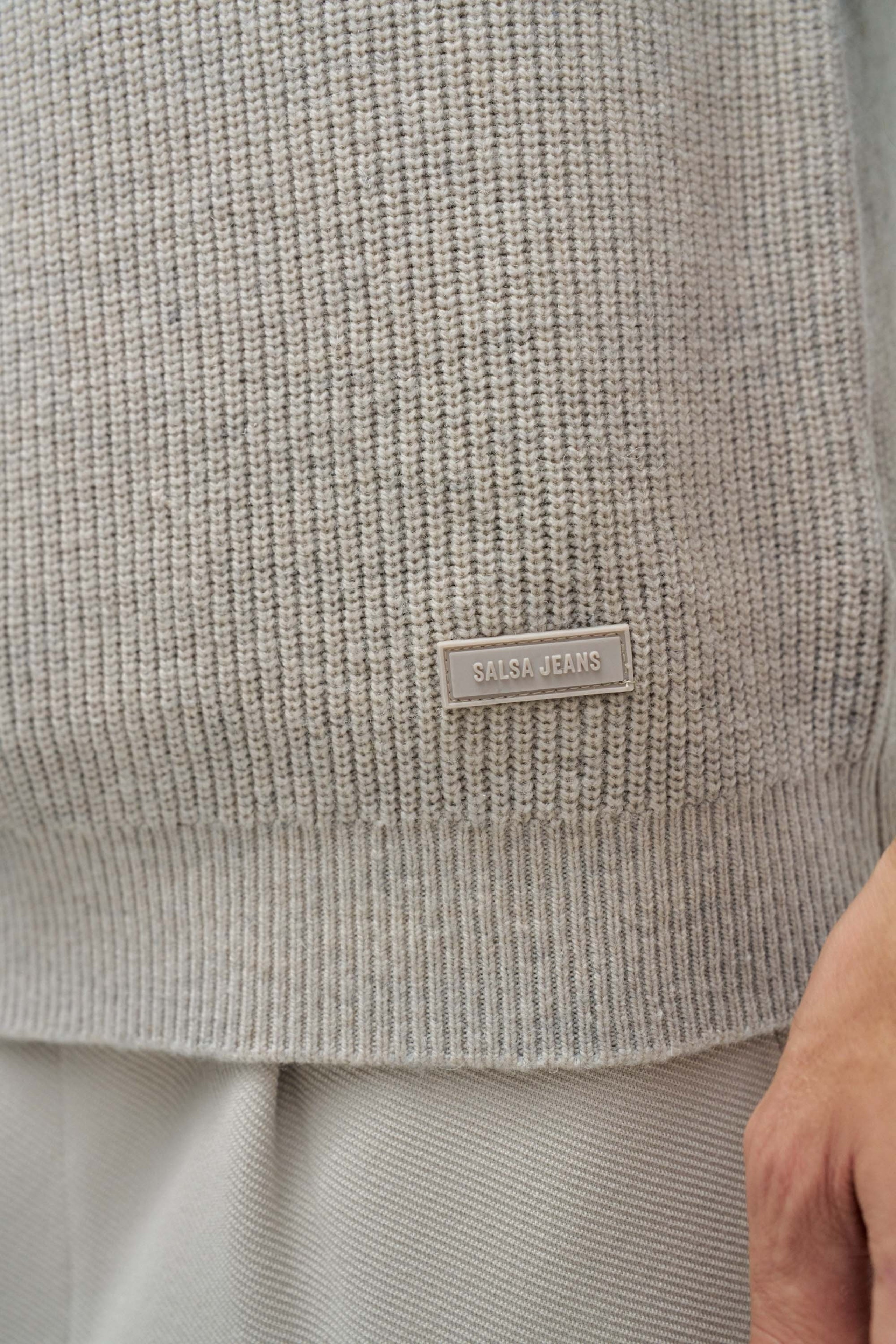 CAMISOLA DE LÃ COM EFEITO GRADIENTE