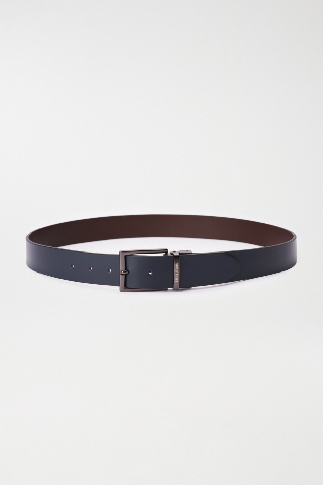 CEINTURE EN CUIR RÉVERSIBLE