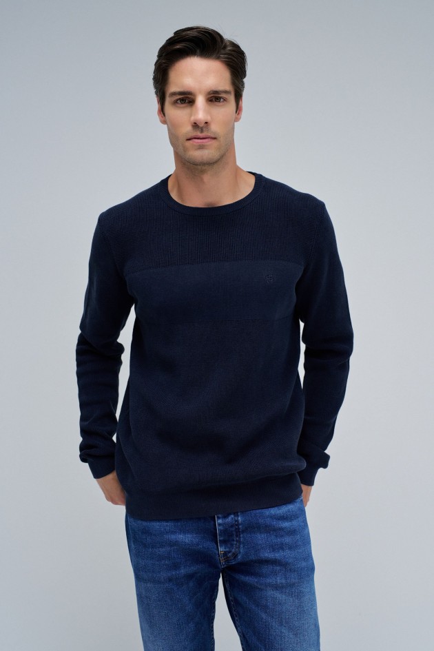 JERSEY DE PUNTO CON TEXTURA