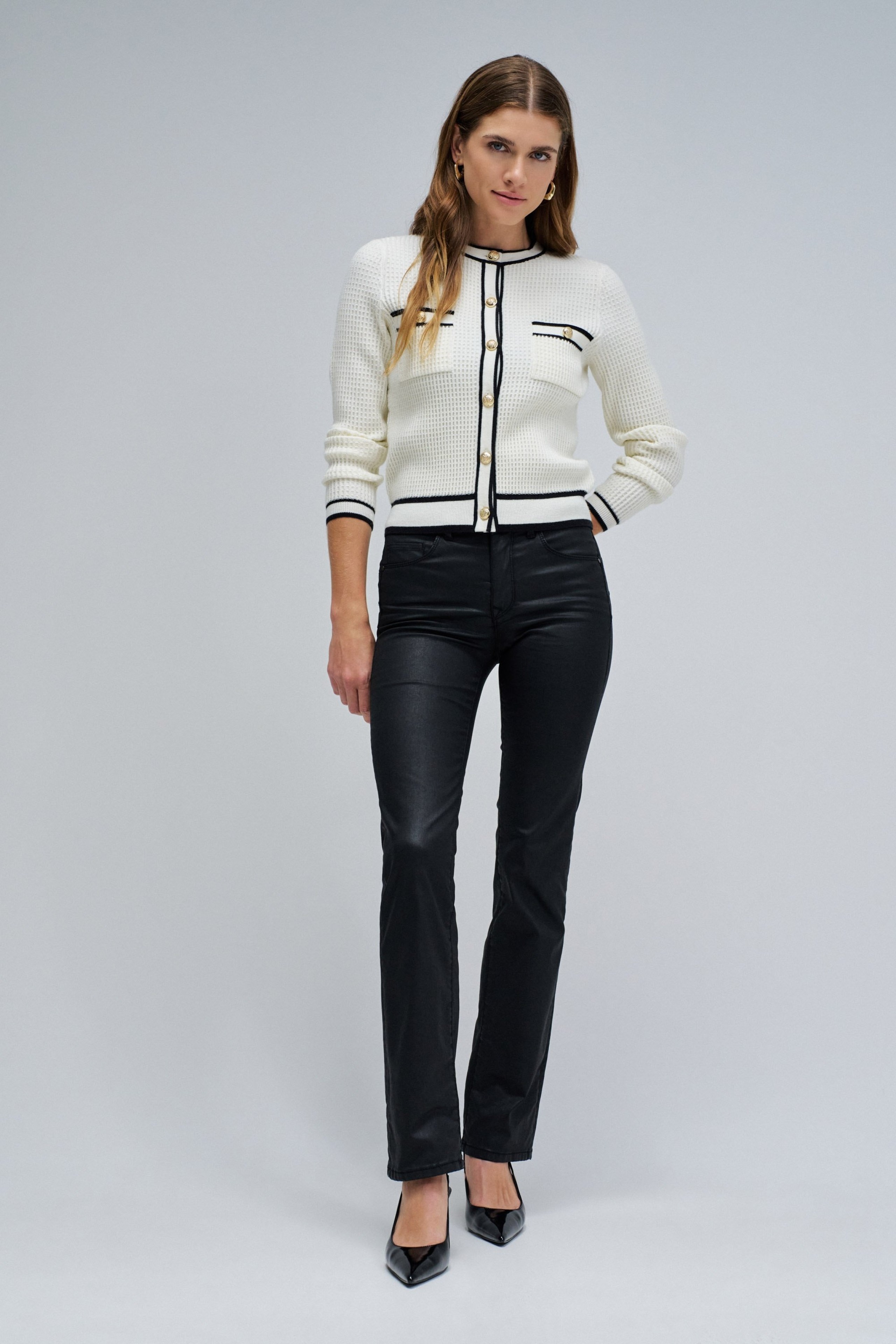 JEAN SECRET PUSH IN DROIT EN COATING