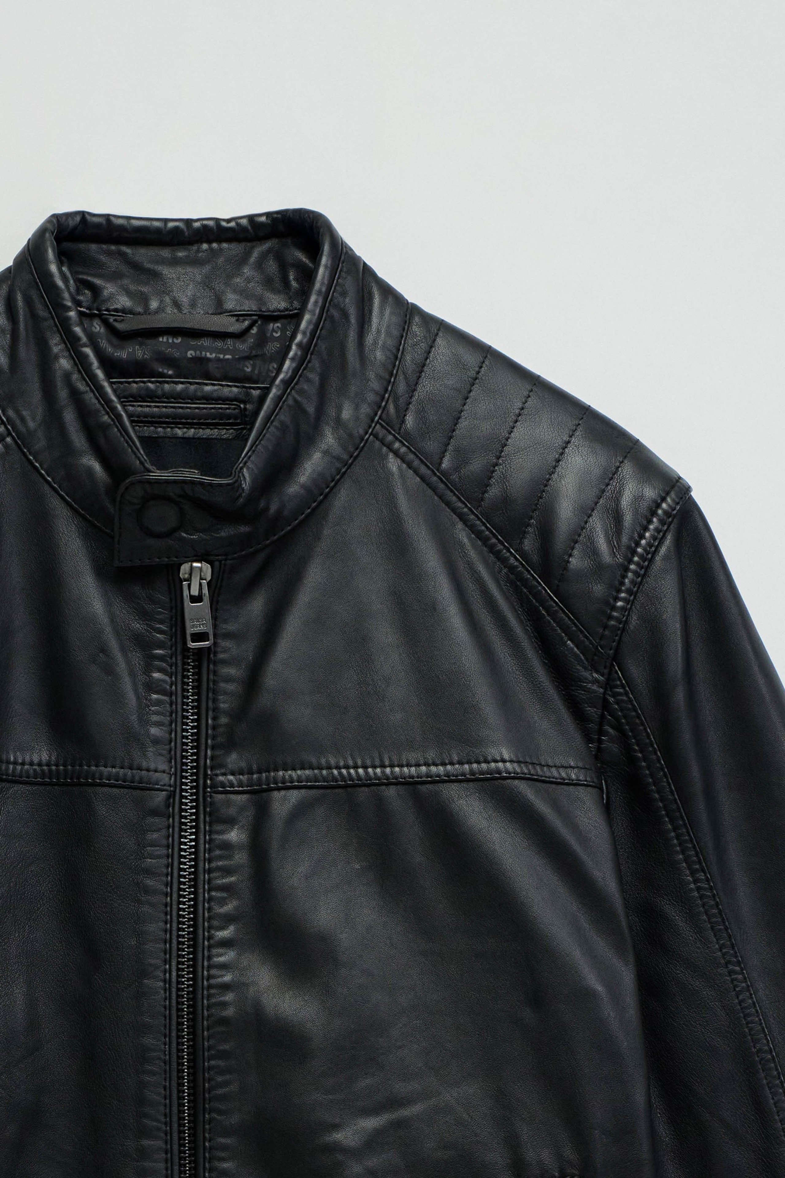 LETHER BIKER JACKET