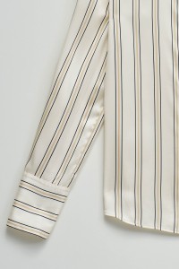 CHEMISE SATIN�E � RAYURES