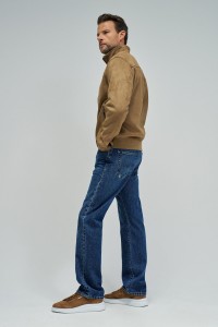 BOMBER JACKET IN SUEDE