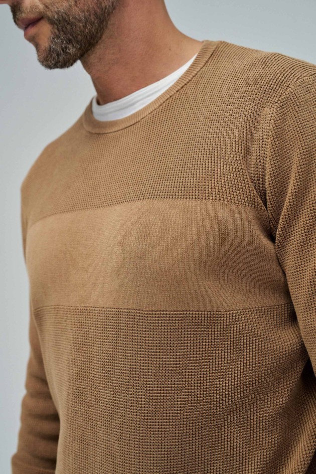 SWEATER KNITTED WITH TEXTURE