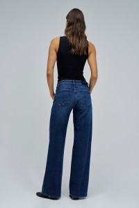 LOW RISE WIDE JEANS
