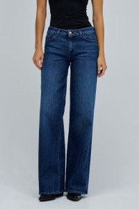LOW RISE WIDE JEANS