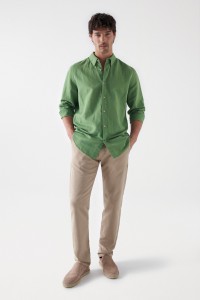 CHEMISE EN LIN M�LANG�