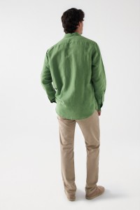 CHEMISE EN LIN M�LANG�