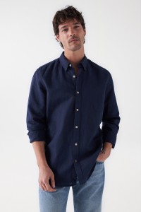 CHEMISE AVEC M�LANGE DE LIN
