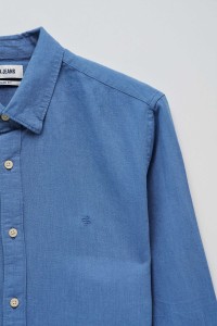 SHIRT WITH LINEN BLEND
