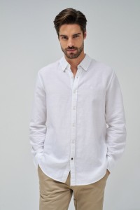 CHEMISE AVEC M�LANGE DE LIN
