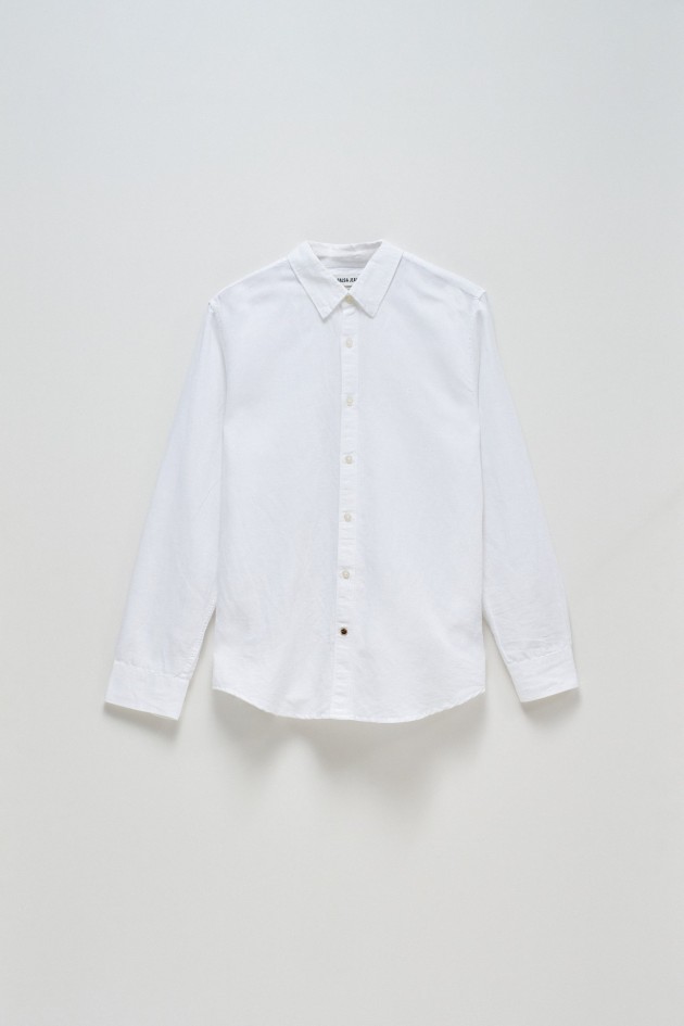 CHEMISE AVEC MÉLANGE DE LIN