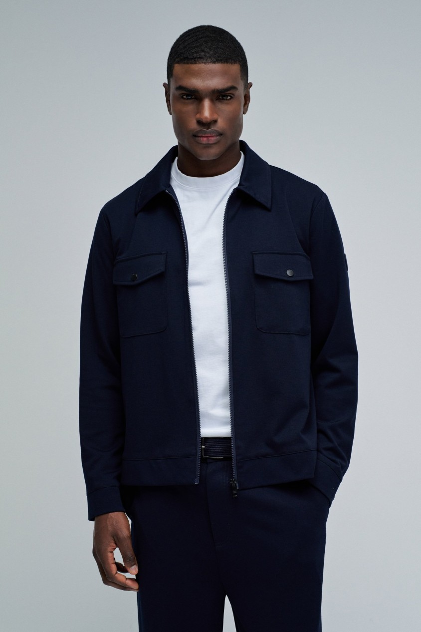 JACKET WITH POCKETS ON THE CHEST