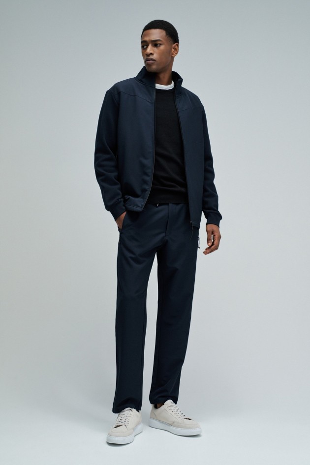 JACKET WITH MIX MATERIALS