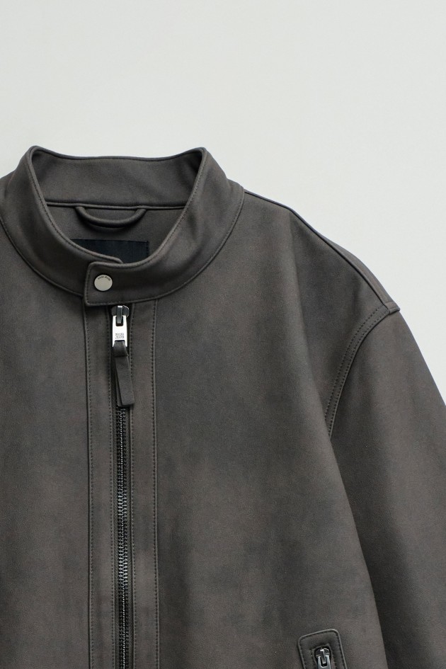 SUEDE BIKER JACKET
