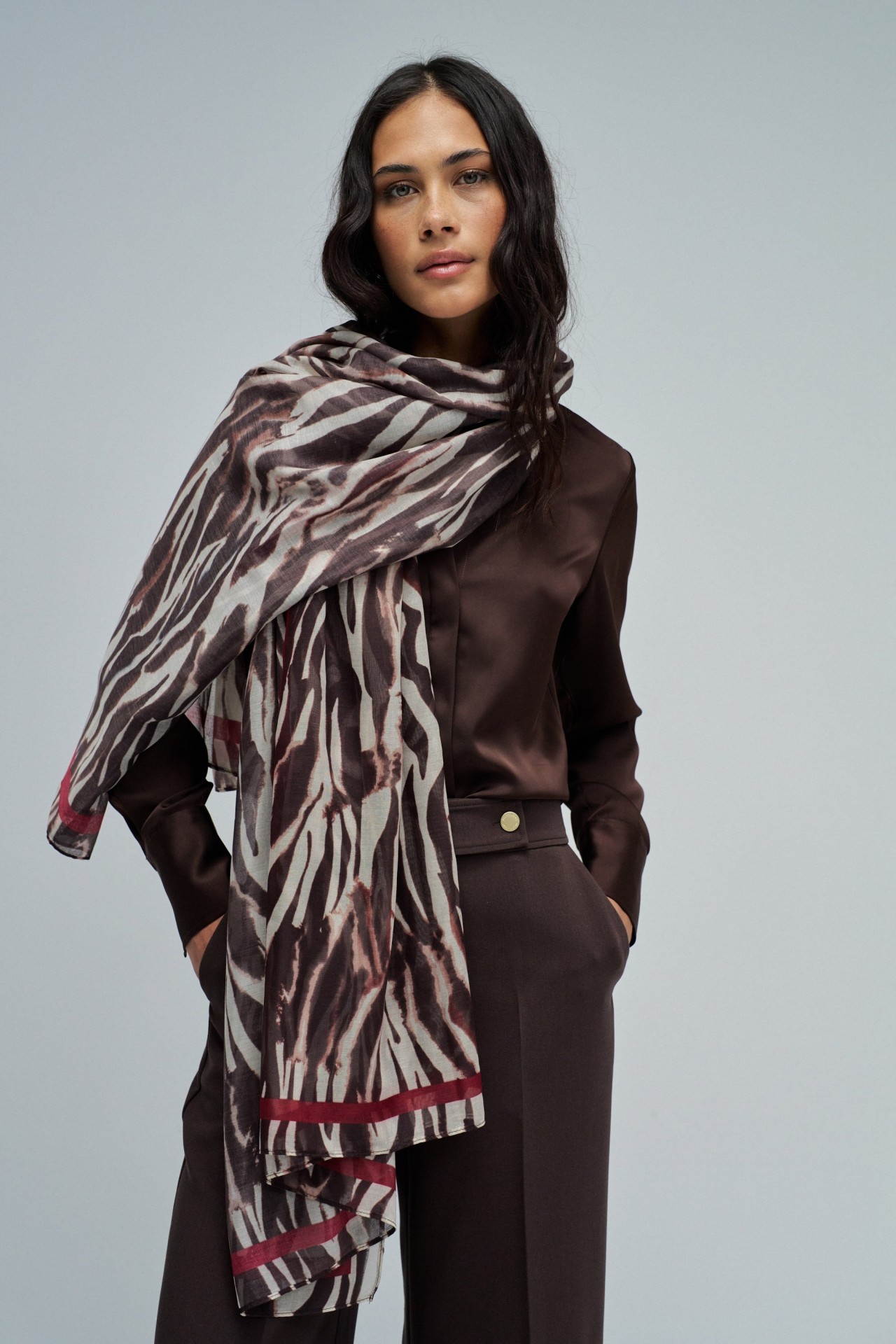 �CHARPE COM ANIMAL PRINT