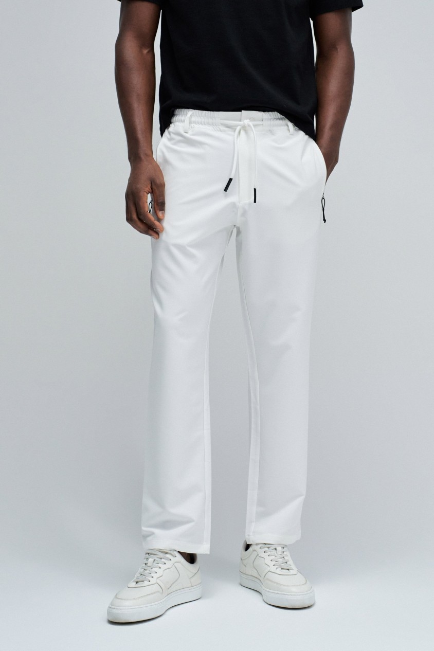 CAL�AS JOGGERS EM TECIDO