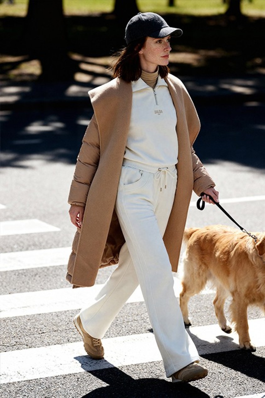 SWEATSHIRT AVEC DEMI-FERMETURE