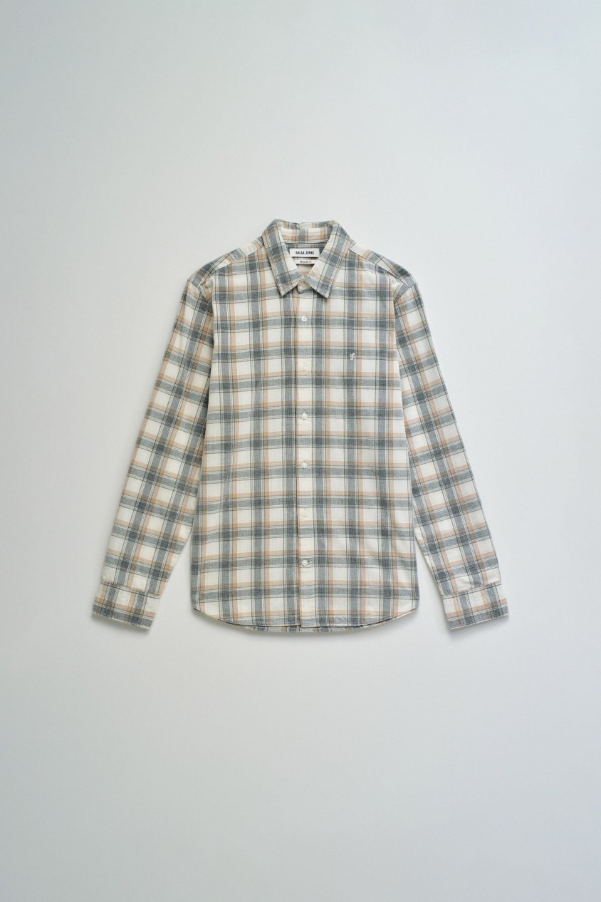 CHECKED CORDUROY SHIRT