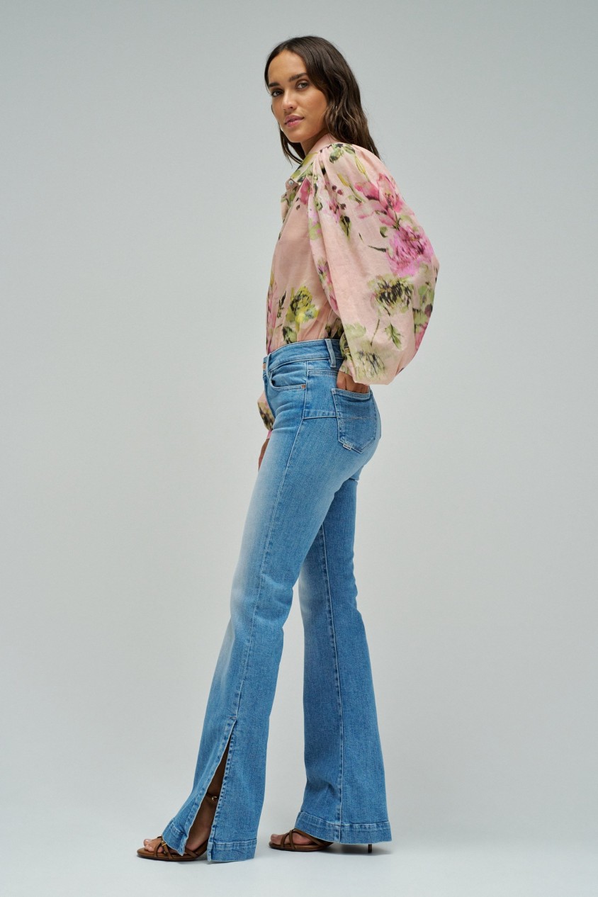 JEAN DESTINY PUSH UP FLARE