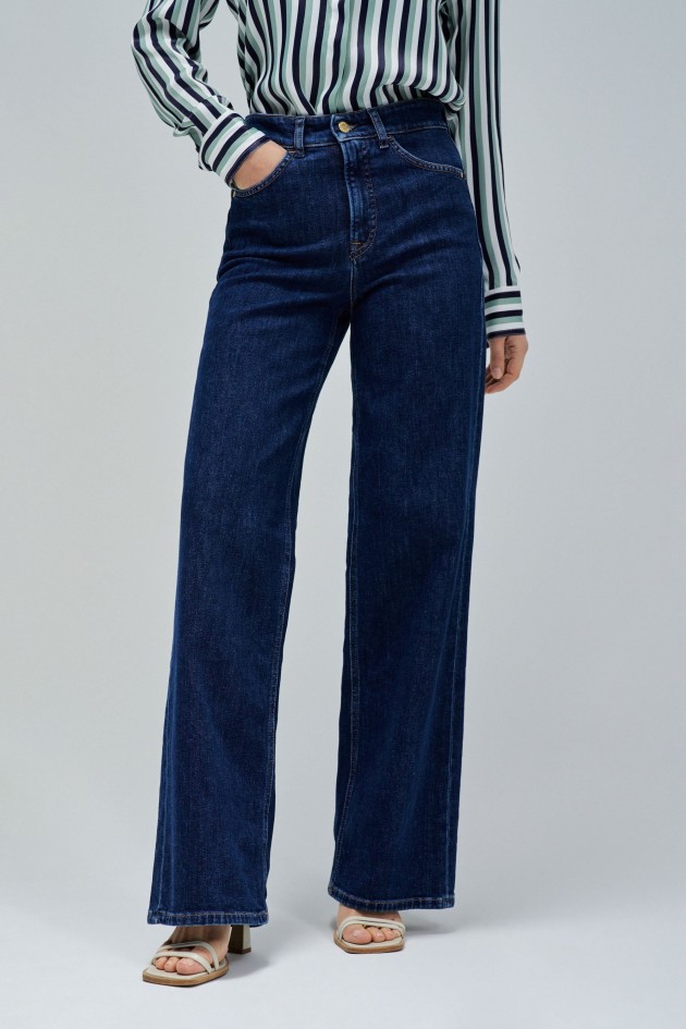 FAITH PUSH IN WIDE JEANS